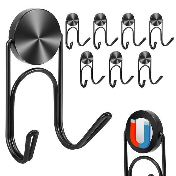 Buelkmag Buelkmag Magnetic Hooks Heavy Duty Magnets Hooks for Refrigerator