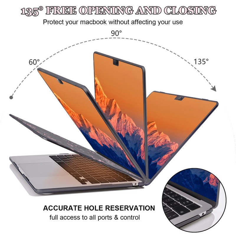 Seanai Case Compatible with MacBook Air 15 inch M5 2026