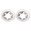 PATIKIL M8 Star Internal Tooth Lock Washers, 100 Pcs Push