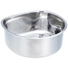Pearl Metal HB-4146 D-Shaped Washtub, 11.8 inches (30 cm), Stainless