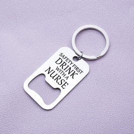 Nurse Gift for Male Thank You Gifts for Boss Inspirational Gifts for Men Son Nurse Bottle Opener Keychain Gifts for Men Nursing Prayer Graduation Gifts Valentines Birthday Medical Assistant Gifts