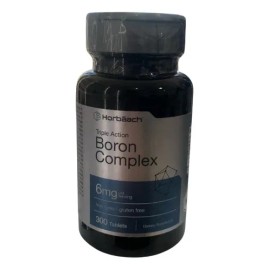 Suplemento Complejo Triple Acción De Boro 6mg 300 Tabletas