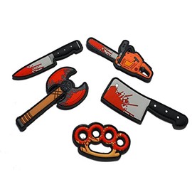 The Slaughter Series Bloody Patch Set (5 Patches) PVC/Rubber 2.5" x 1.5" Tactical Morale Uniform Morale Patch