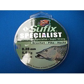 Sufix Specialist Pike Hecht 0,28 mm 5,50kg – 150 m