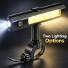Rechargeable COB LED Work Flashlight for BBQ Grilling & Camping