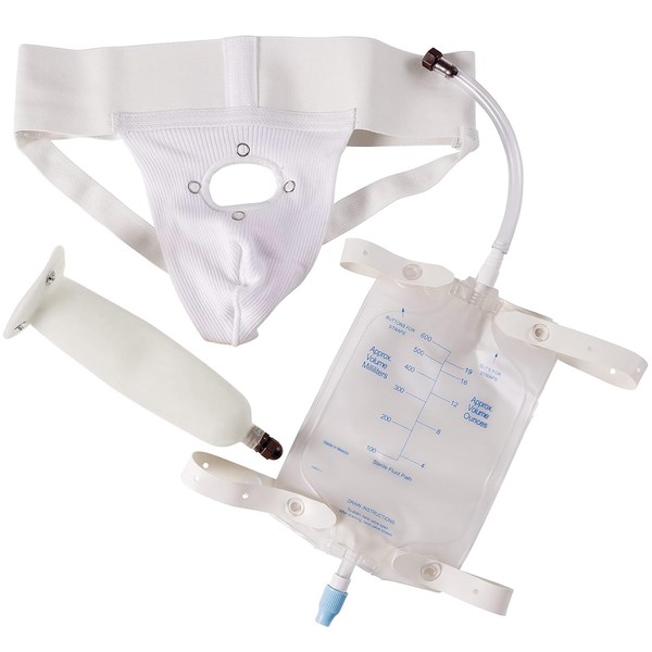 DMI Urinal for Men, Portable Urinal With Elastic Waistband And