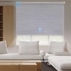 SmartWings Motorized Roller Shade Work with HomeKit, 100% Blackout Auto