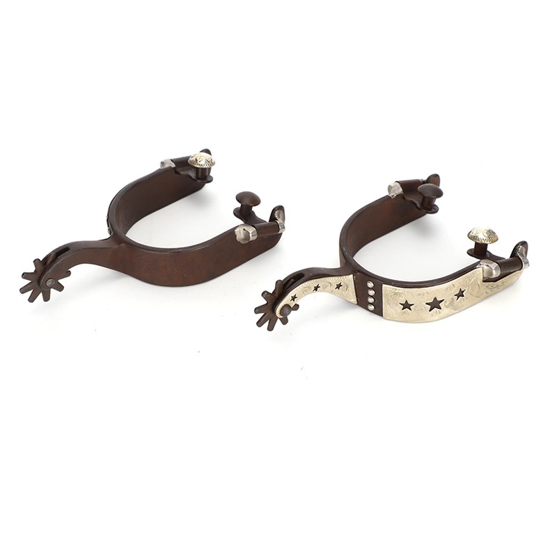 Low Carbon Steel Hand Sculpture Elegant Appearance Cowboy Horse Boot