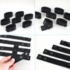 Larrel 8 Pcs Nylon Duty Belt Keepers, Double Snaps Belt