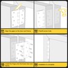 KOLET Ball Bearing Door Hinges, 4 x 4 Inches Door