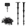 Outdoor Garden Pegs for Membrane, Mesh, Fleece, and Edging, 100-Pack,