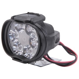 Tuperoymse 2Pcs 6 Led Motorcycle Light Headlight Assembly 10W 1000Lm Universal Scooter ATV Fog Spotlight 6000K White Car Drl Lamp