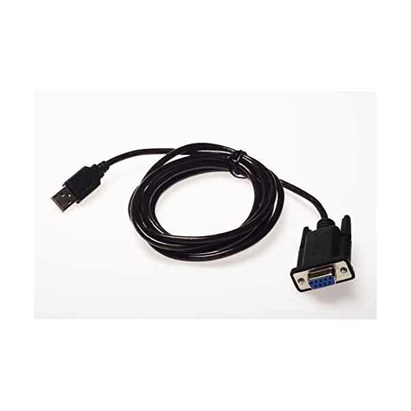 Wirenest USB to Null Modem RS-232 Serial Adapter, FTDI Chipset,