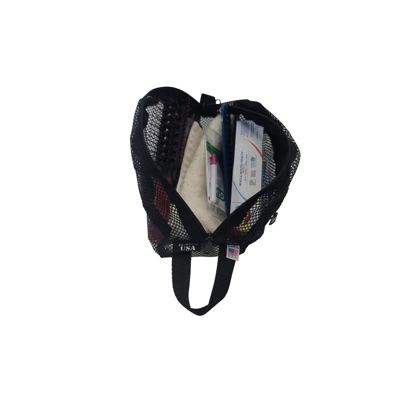 Mesh Toiletry Or Travel Bag, Makeup Bag, Great for Gym,