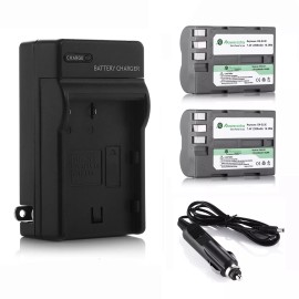 For Nikon EN-EL3e ENEL3e Battery For Nikon D50 D70S D80 D90 D100 D200 D300S D700 / Charger - 2 x EN-EL3e Battery + Charger