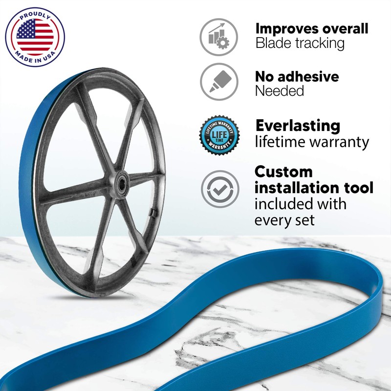 JET JWBS-14CS BLUE MAX URETHANE WHEEL PROTECTORS FOR JET 14"