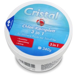Cristal 1199231 Chlor Komplett 3-in-1, 0,4 kg