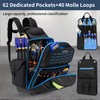 BLISSWILL Tool Bag Backpack for men,Heavy Duty Tool Backpack Bag