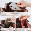 MURA Women's Tote Bag, Mini Tote, Mini Bag, beige (taupe)