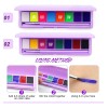 Pintura Corporal Soluble En Agua, Paleta De Delineador