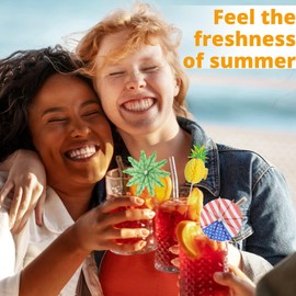 Dehydrated Fruit Slices Cocktail Garnish Set, Dreid Orange & Lime, Freeze Dried Honey Lemon, 125+ Slices, 9oz,10 Pcs Drink Umbrellas Picks. Decor For Christmas Baking Party Diy