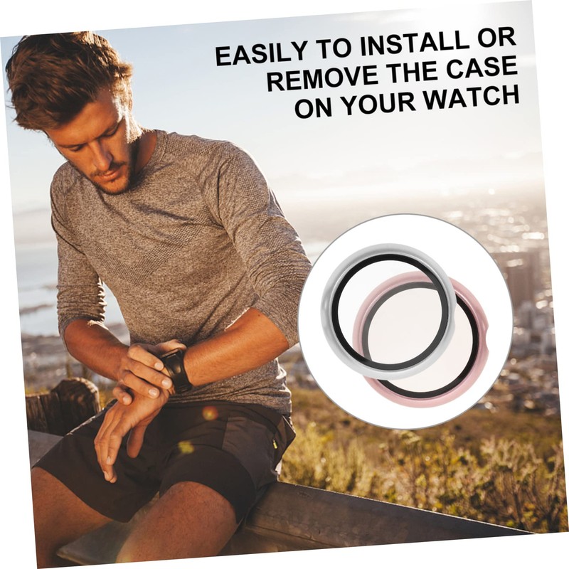 TEHAUX 2pcs Professional Protective Watch Covers for Pixel Watch Scratch