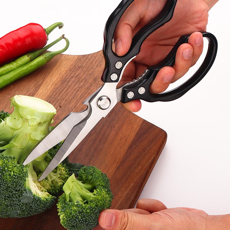 Kitchen scissors, household scissors, stainless steel, all-purpose scissors, heavy sharp