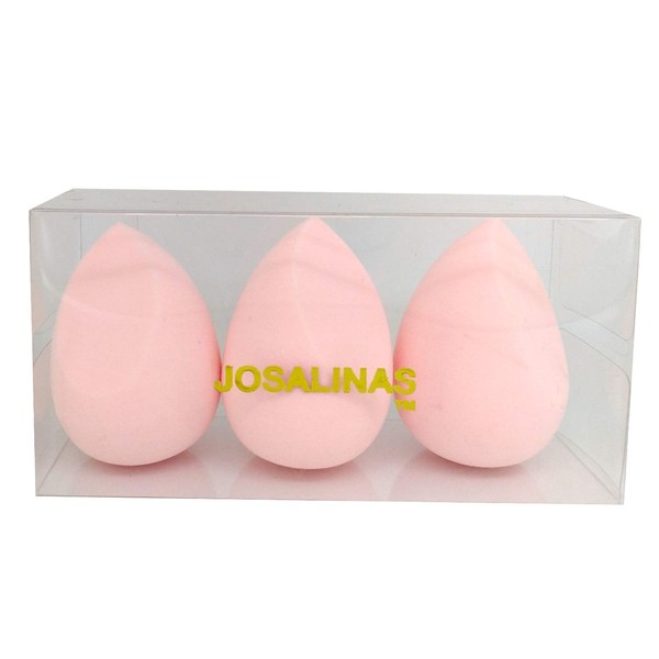 JOSALINAS Makeup Blenders Sponges 3 Pack for Foundations, Powders &