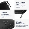 kwmobile Neoprene Glasses Case in Black - Soft Case for