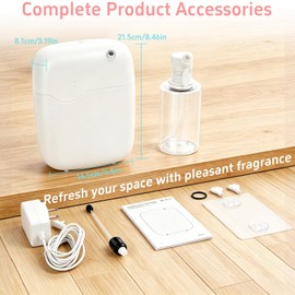 Smart Waterless Essential Oil Diffuser for Home Office Hotel Large Room, 400ml Capacity and 2000 Sq.Ft Coverage Scent Diffuser, App & Panel Control Cold Air Diffusers, Adjustable Intensity & Time