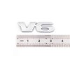 Pack of 2 V6 Edition emblems, can be used for