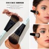 Jessup Brochas Maquillaje de Doble Punta para Base, Contorno y
