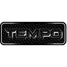Club Car Tempo Decal Badge Replacement Emblem for Club Car Tempo Golf Carts - Multiple Color Options - 3D Carbon Fiber Design - Made in The USA - Size 7.75" x 2.7"