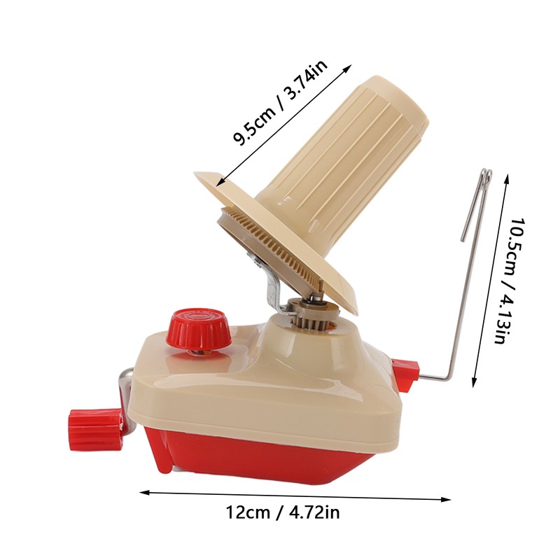 Yarn Winder Portable Household Hand Operated Handheld Low Noise Yarn