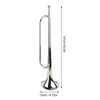 B Flat Bugle Brass Retro Standard Trumpet Musical Instrument for