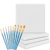 Voyzdx Bastidor De Algodón Para Pintura Al Oleo,Set de 4