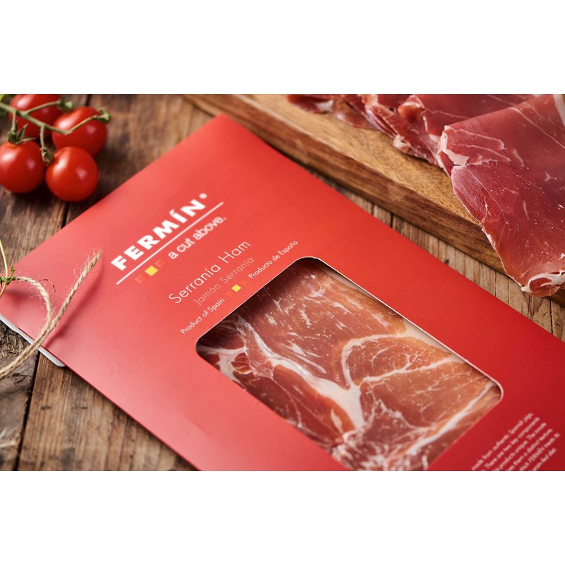 Serrano Ham Sliced 2 oz 4-pack by Fermin