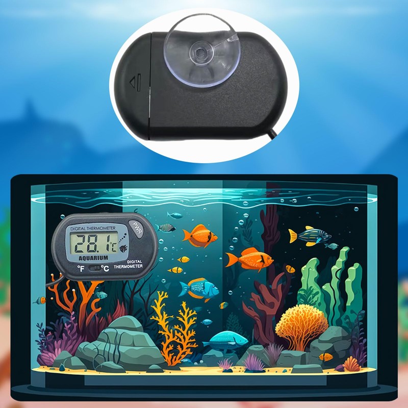 FixItRight 8 Pack Suction Cups for Aquarium Thermometer, Replacement Cups