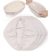 Perenllareta Oval Banneton Liners Cover 10 In, Reusable Bread Proofing