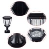 Large Outdoor Solar Powered LED Light Lamp SL-8405 (2-Pack)
