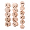 Wood Math Educational Game - Hands on Math Manipulatives -