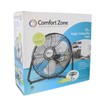 Comfort Zone 12 inch Cradle Fan, 3 Speed Floor or