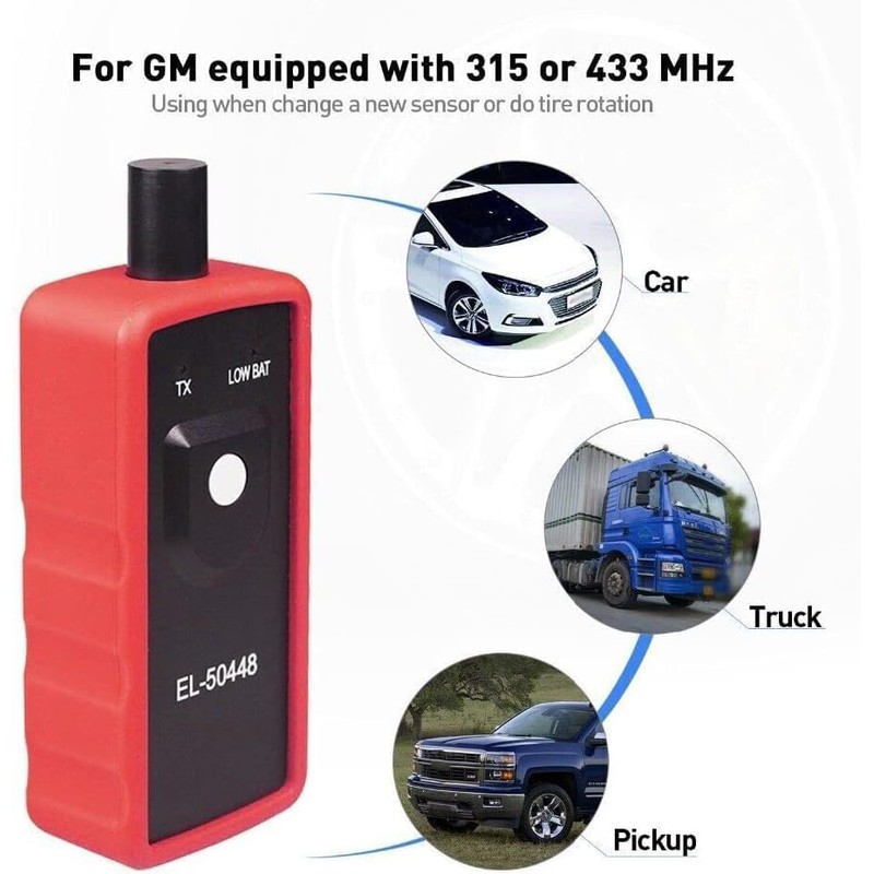 KINGBOLEN EL-50448 Automotive Tire Pressure Monitor Sensor TPMS Reset Relearn