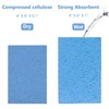 Cellulose Sponges, Large Size 4" x 6" x 1" -