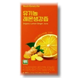 Healthnara Nutri-One Organic Lemon Ginger Juice 20g 14 packets (32594626) / 건강나라 뉴트리원 유기농 레몬 생강즙 20g 14포 (32594626)