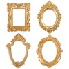 Cabilock 1 Set 4 Pcs Photo Frame Props Gold Picture