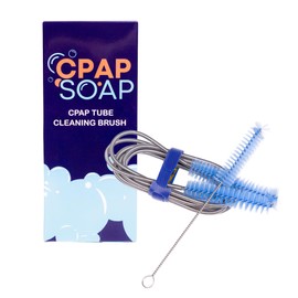 CPAP Soap Cleaning Brush Set - Flexible Long and Short Brushes for Cleaning, Soft Bristles, for Tubes and Hard-to-Reach Places