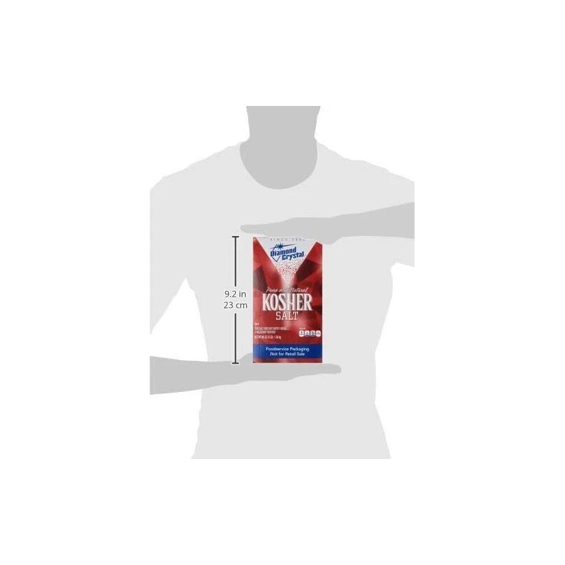 Diamond Crystal Pure and Natural Kosher Salt, 48 oz