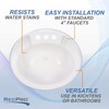 RecPro RV 20" x 17" Plastic Oval Bathroom Sink |
