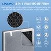 2 Pack Vital 100 HEPA Replacement Filter Compatible with LEVOIT